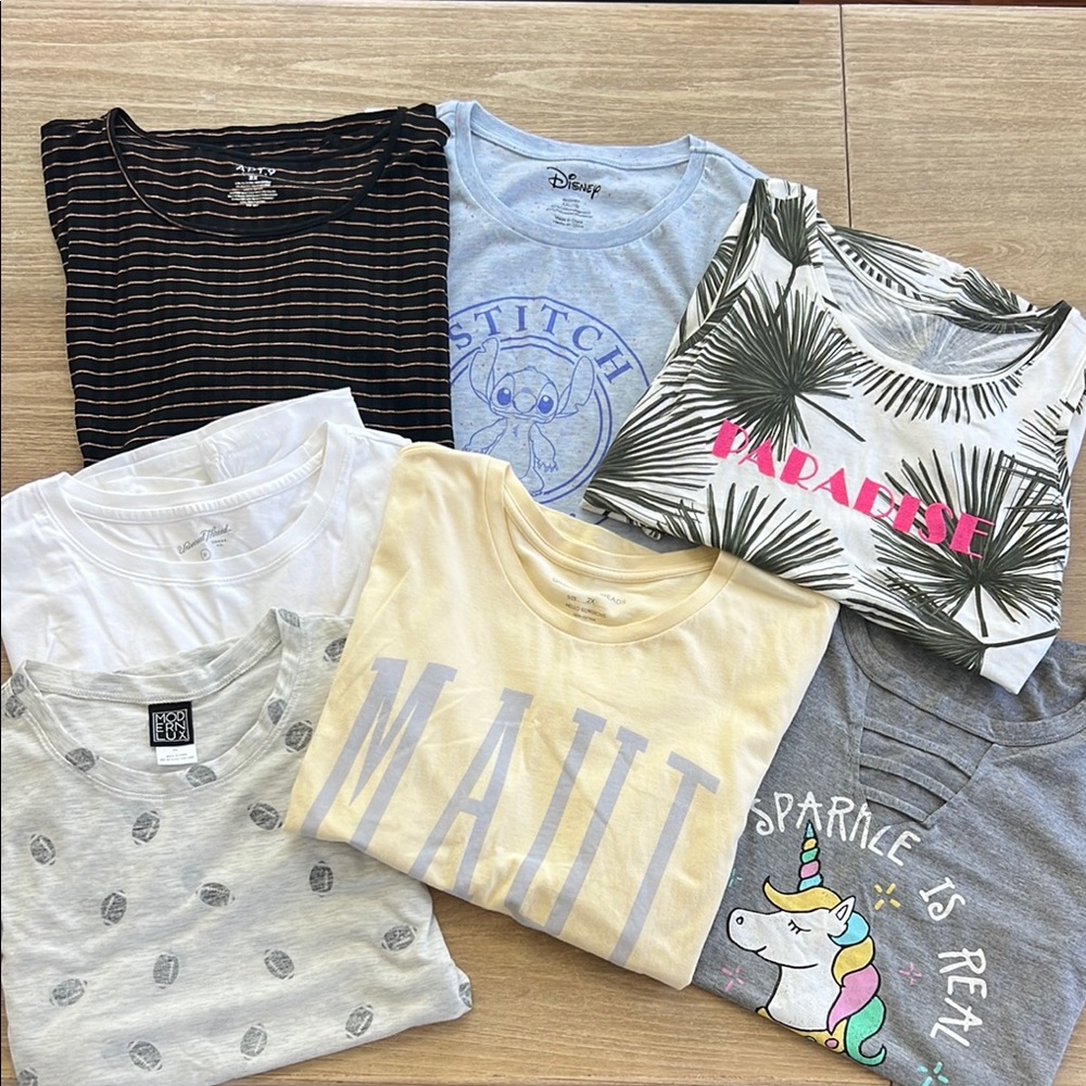 Lot of 7 New/Like New Casual Women’s Tops XXL
